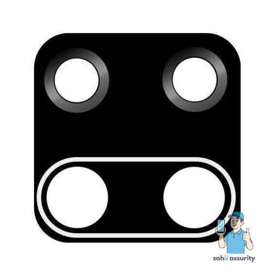 Camera Lens for Xiaomi Redmi Note 9 Pro Black thumbnail